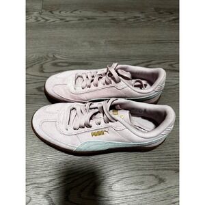 Puma‎ Women's Pink Suede Low Top Lace Up Sneakers Shoes Size 9.5 US 40.5 EUR